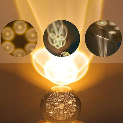 Magical 3D Crystal Ball Night Light